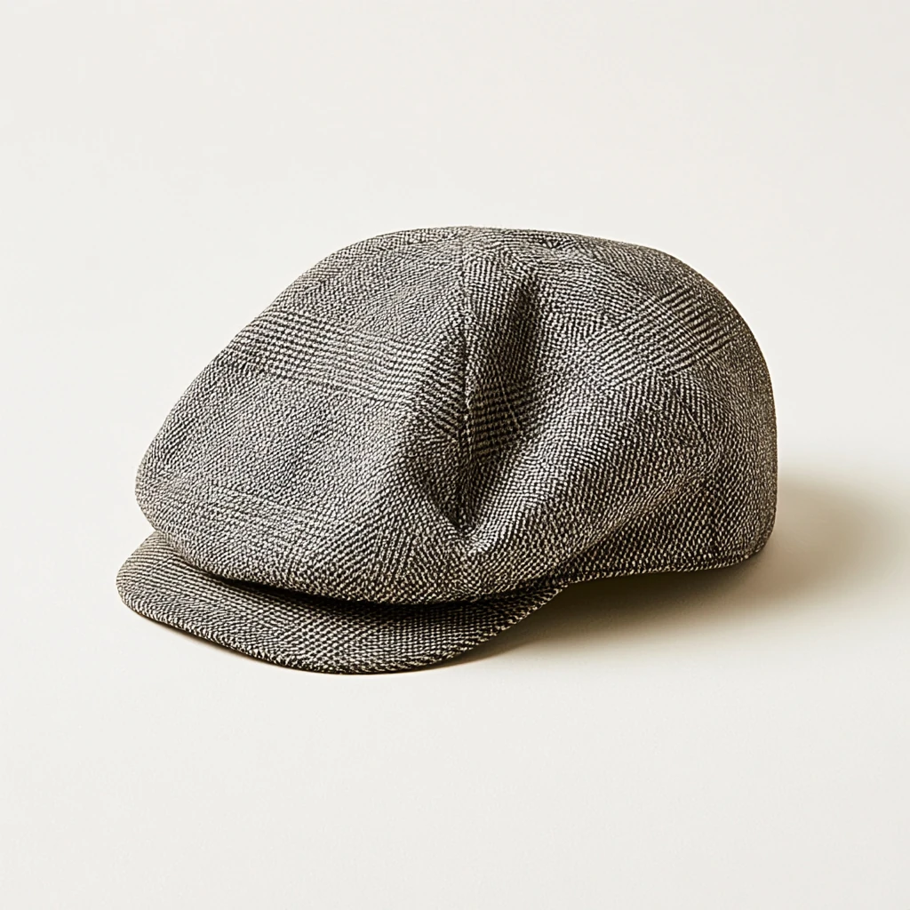 Sixpence / flat cap — Glen plaid