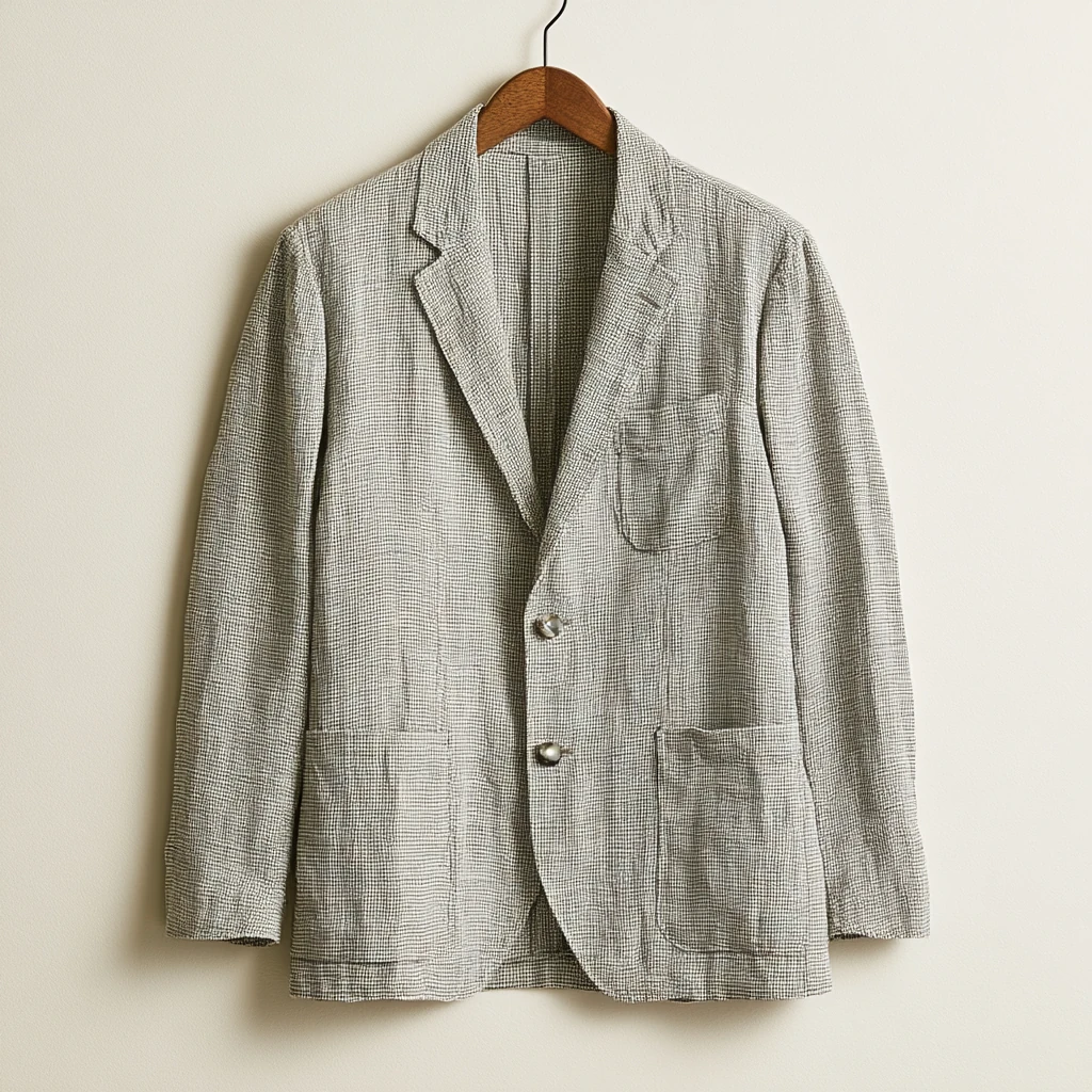 Lin-blazer — Houndstooth