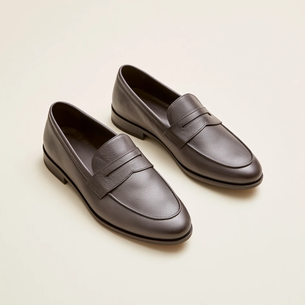 Penny Loafer — Mørk brun