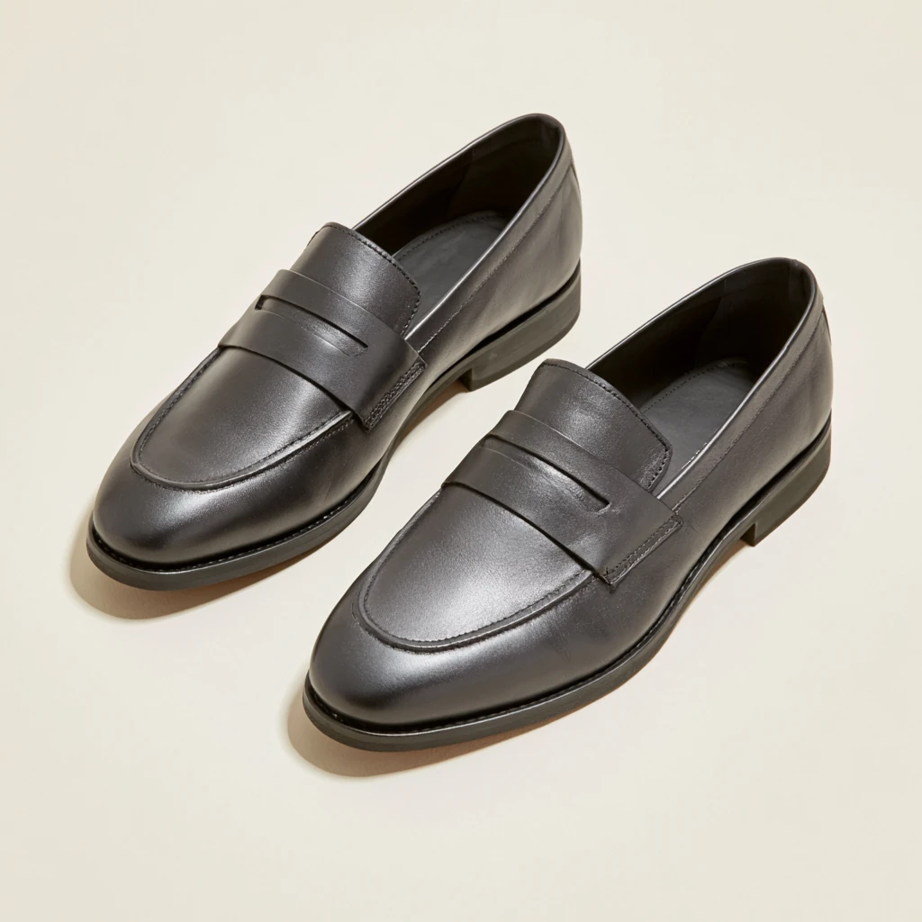 Penny Loafer — Sort