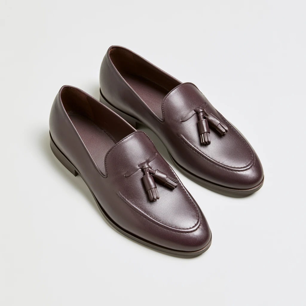 Tassel Loafer — Burgunder