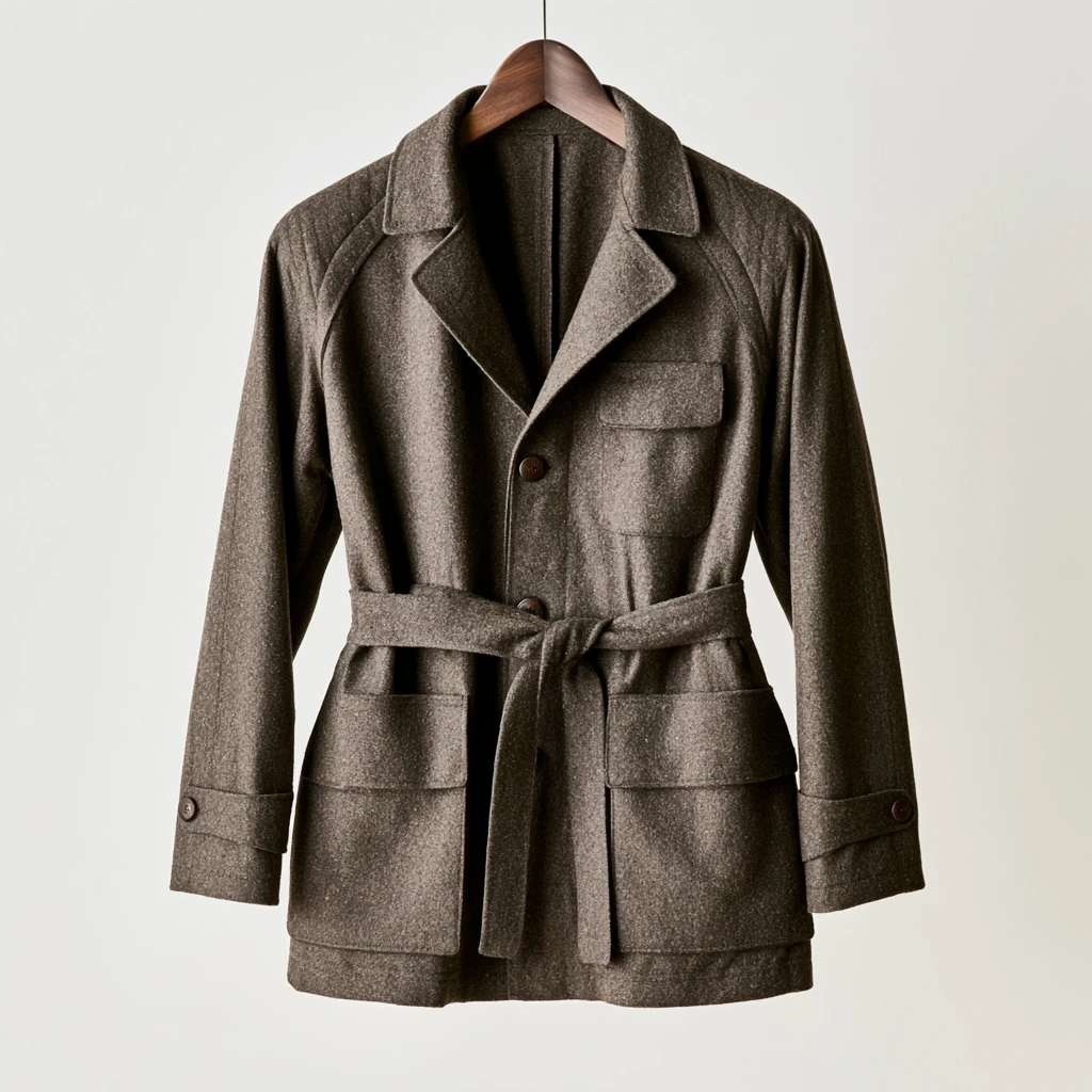 Norfolk-jakke — Brun tweed